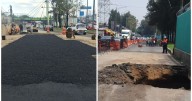 Reabren Zaragoza tras reparar socavón de 15 metros; se abre uno nuevo en Periférico