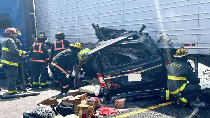 3 South Florida residents killed in Turnpike crash in St. Lucie County; truck driver arrested 