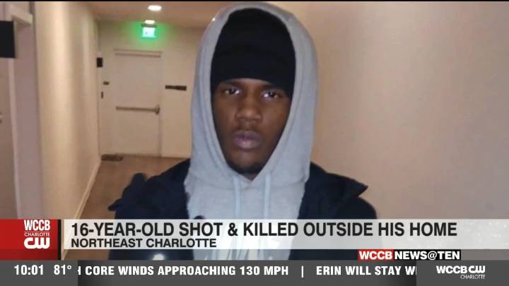 "He was trying to protect me:" Charlotte family says 16-year-old boy shot and killed trying to save his aunt in drive