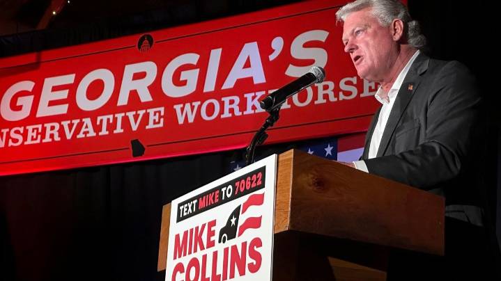 Mike Collins argues he can unite Georgia GOP in challenge to Democratic US Sen. Jon Ossoff