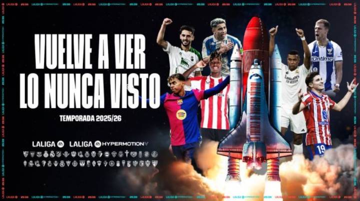 LALIGA revela la campaña Vuelve a ver lo nunca visto para despertar sensaciones en el público