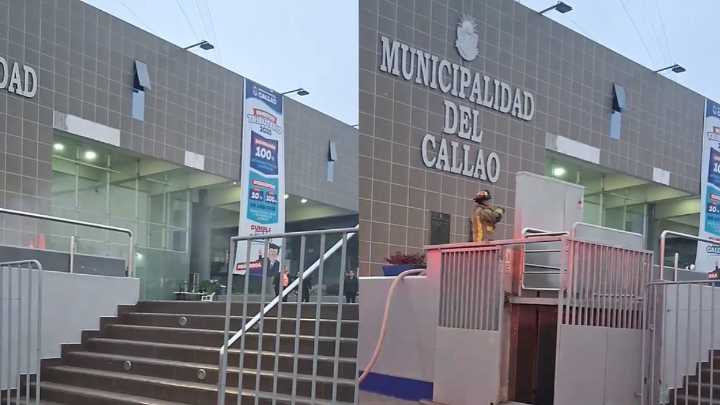 Incendio en la Municipalidad del Callao afectó área de documentos y archivos