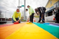 Across the land, rainbow crosswalks face orders to erase ‘asphalt art’