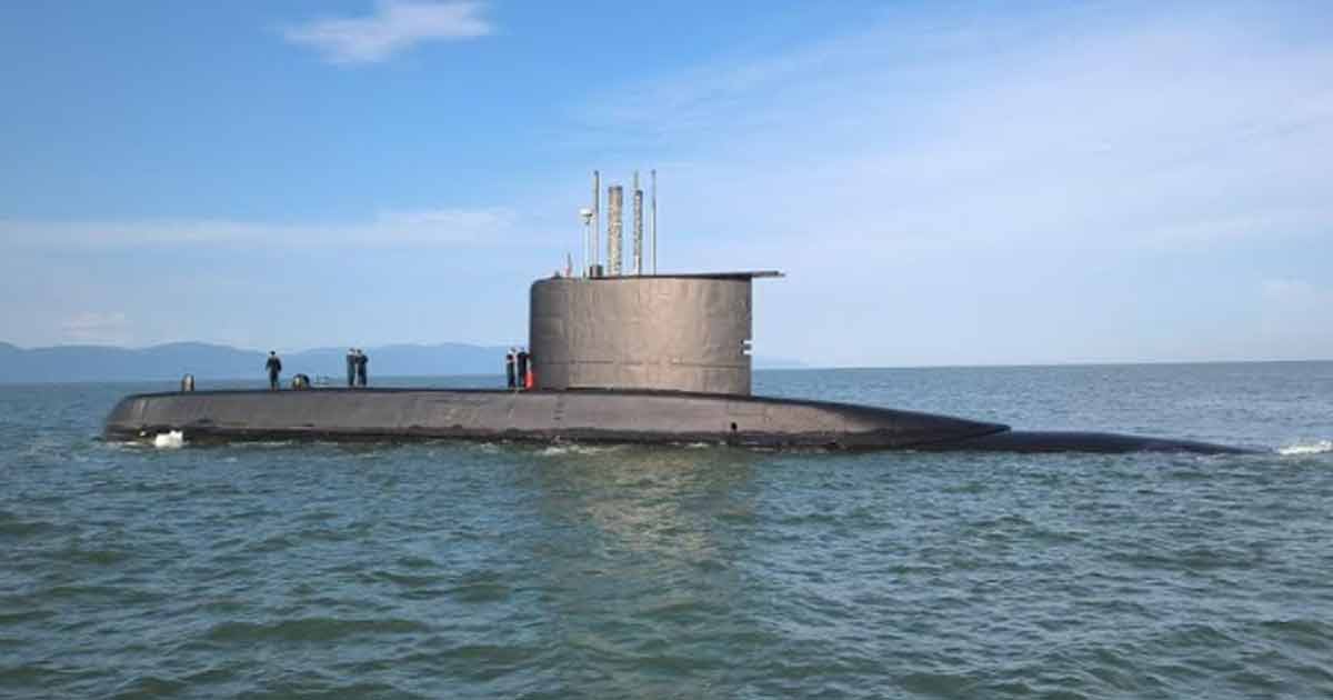 Submarino chileno visita México