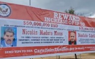 Publicidad en frontera Colombia-Venezuela destaca recompensa de EU por Maduro