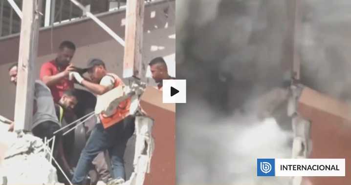 Doble bombardeo israelí contra hospital es tildado de "accidente" por Netanyahu: hay unos 20 muertos