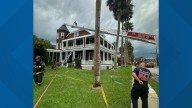 Historic St. Augustine mansion catches fire, potentially by lightning