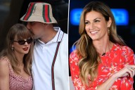 Taylor Swift and Travis Kelce are 'always kissing' and 'always touching,' says pal Erin Andrews