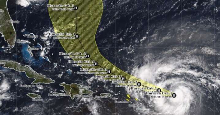 Huracán Erin se intensifica en el Atlántico: trayectoria, pronóstico y posibles afectaciones