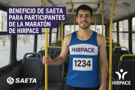 SAETA ofrecerá colectivo gratis a los corredores de la Maratón de Hirpace
