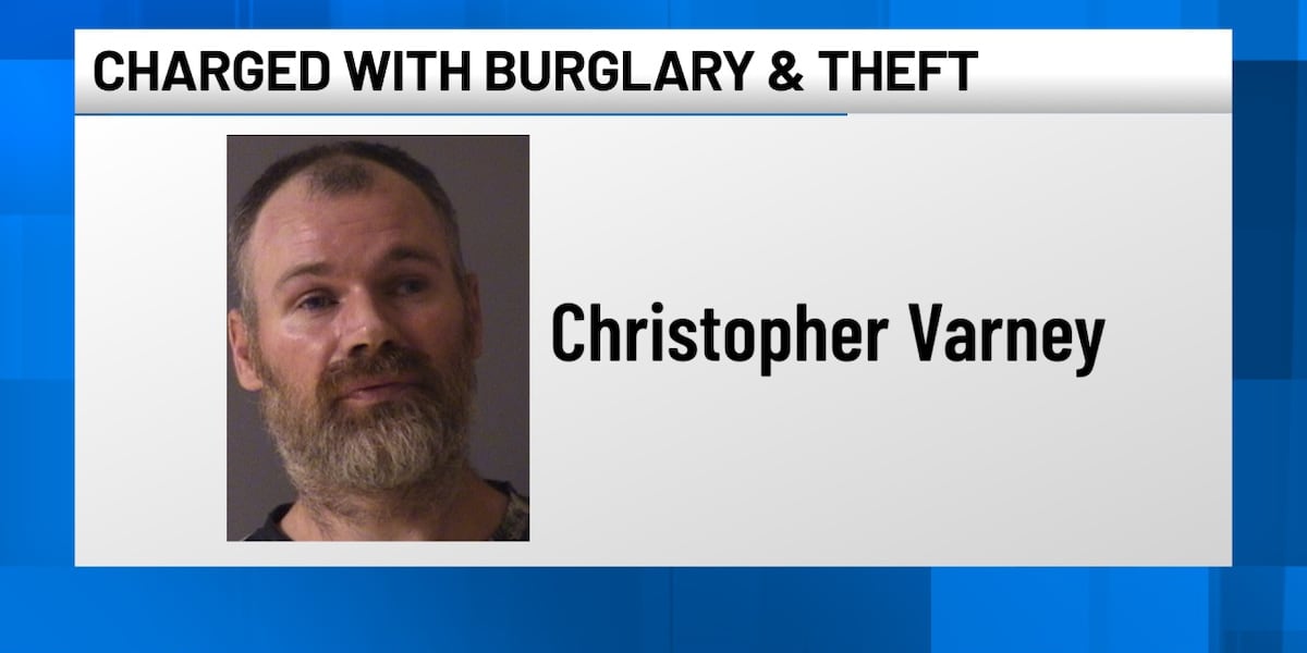Fairfield man arrested for burglary and theft