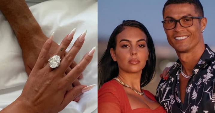 Cuánto cuesta el millonario anillo de compromiso que Georgina Rodríguez recibió de Cristiano Ronaldo 
