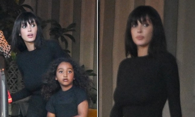 Bianca Censori covers up as she takes on step-mother role with Kim and Kanye’s kids