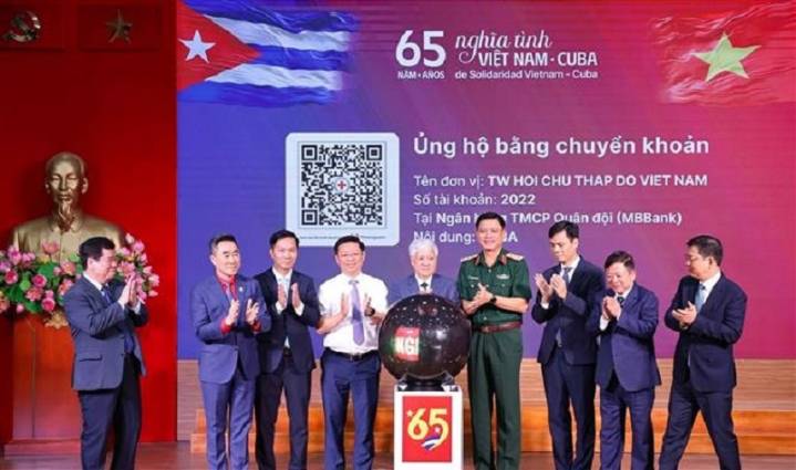 Campaña de apoyo a Cuba en Vietnam alcanza meta en apenas 30 horas