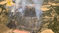 Investigan a tres vecinos de Lleida por haber causado un incendio forestal mientras hacían trabajos con una radial en Huesca