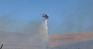 Herman Fire burns vegetation in Benicia