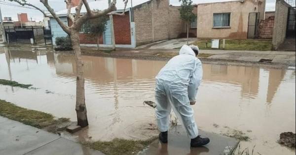 Chimbas asistió a más de 170 familias afectadas por el temporal