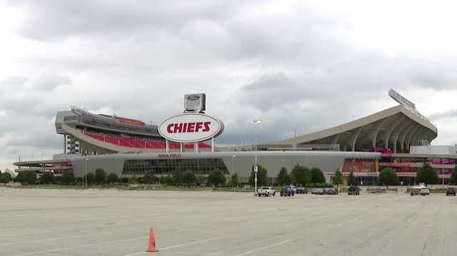 Nebraska football arrives in Kansas City