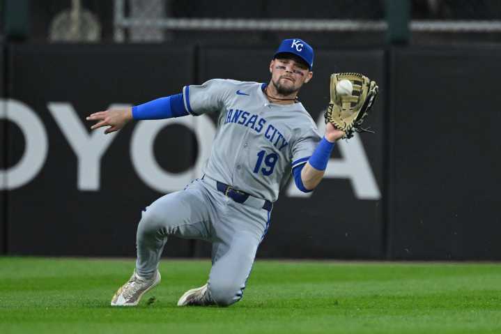 Michael Massey looks comfortable in the outfield