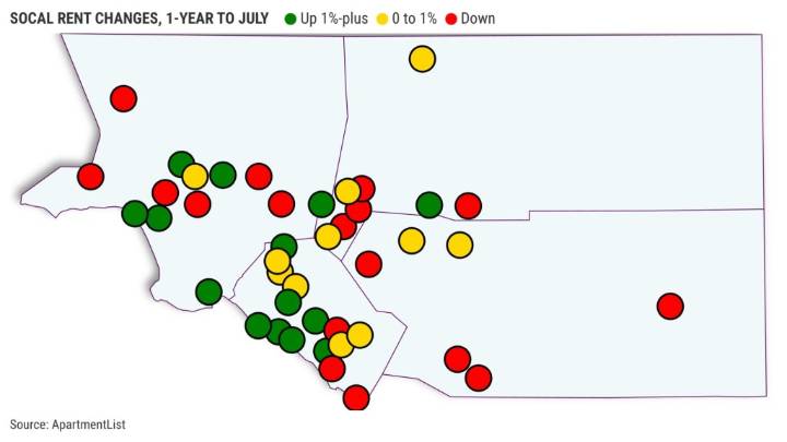 Where are Southern California’s largest rent hikes?
