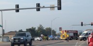 Crash halts traffic in Grand Island