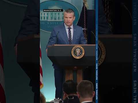 Defense Secretary Pete Hegseth details 'DC police takeover' plan during press conference
