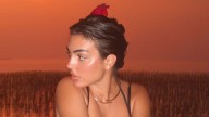 Georgina Rodriguez puts on busty display in barely-there outfit on a bike days after engagement to Cristiano Ronaldo
