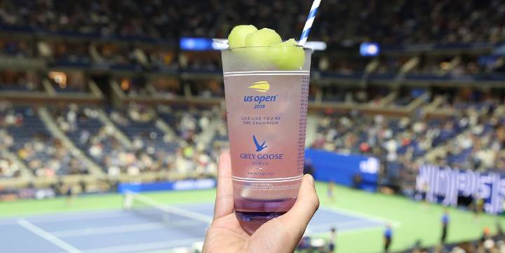 Grey Goose Honey Deuce Cocktail Recipe for the U.S. Open Tennis Tournament