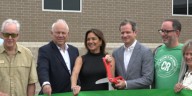 Cedar Rapids officials mark completion of Czech Village flood control project