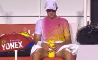 ATP Star Throws Up on Court in Shocking Scenes at the US Open Worrying scenes take place at the US Open as ATP rising star falls ill in his opening match at his match against Miomir Kecmanovic Firdows
