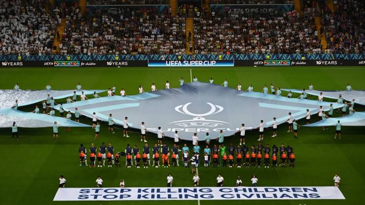 El mensaje de la UEFA a Israel por la guerra de Gaza: "Dejad de matar niños, dejad de matar civiles"