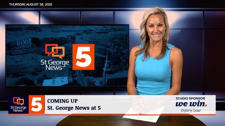St. George News at 5: Recovering addict gives back, man arrested on dozens of felonies and a new plaza