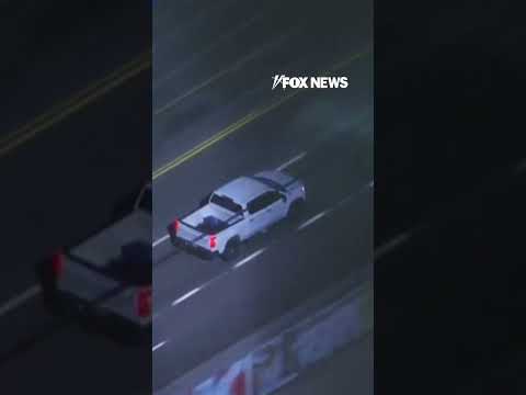 Suspects carjack BIG RIG, lead police on wild chase #shorts #news #us #foxnews