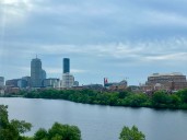 Proposed car-free bridges would connect Boston and Cambridge over Charles river