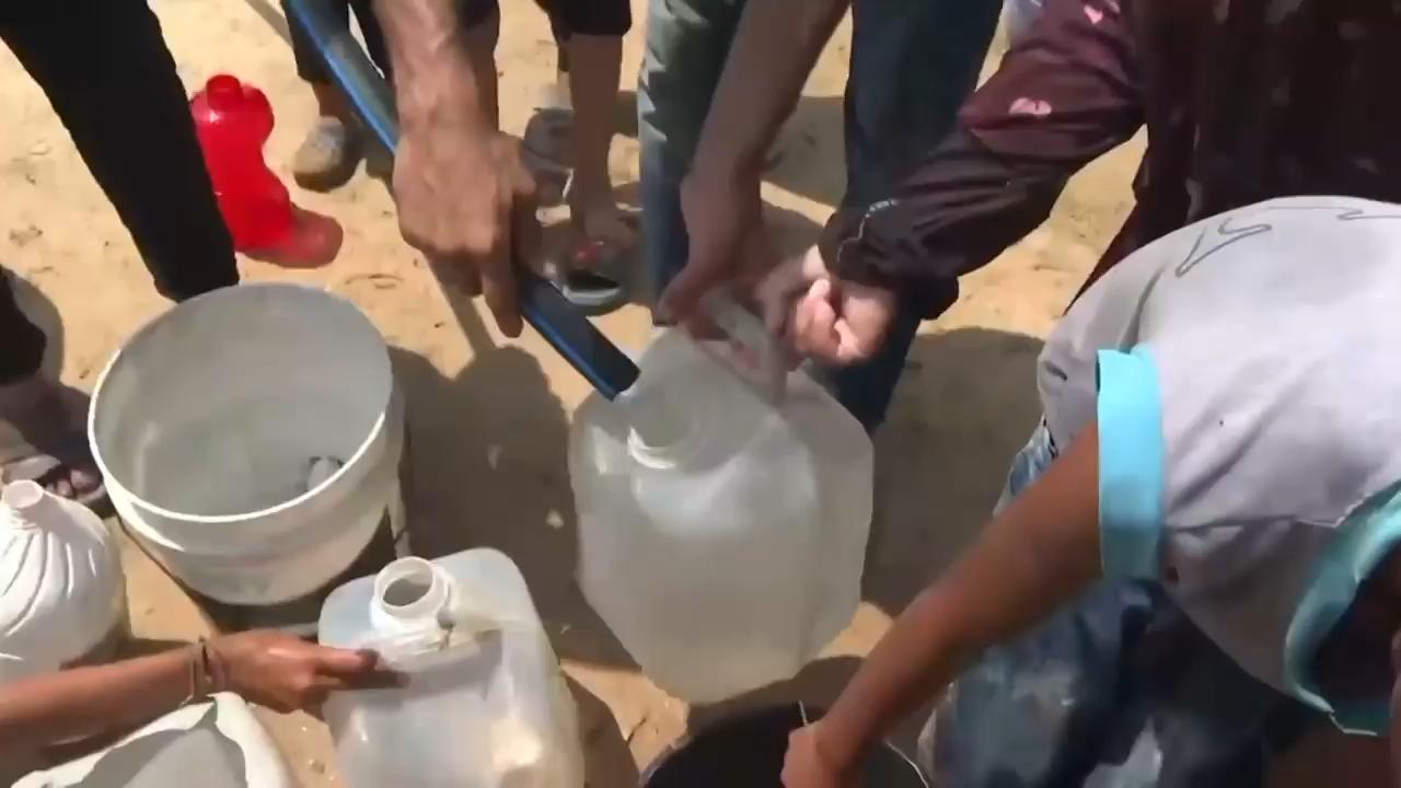 Heatwave worsens living conditions of thousands of displaced people in Gaza