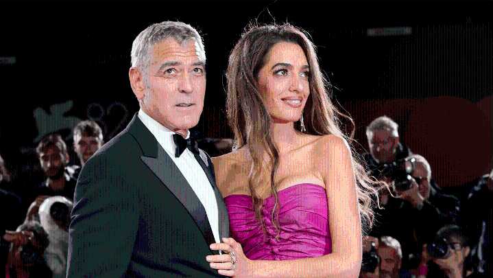 George Clooney Fights Infection to Make 'Jay Kelly' Red Carpet