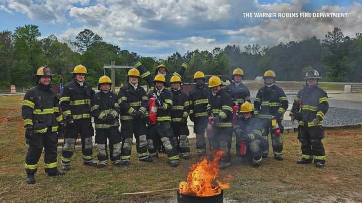Warner Robins welcomes 11 new firefighters, reaches full staffing