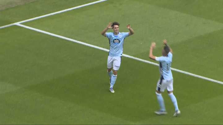 O Celta vence aos Wolves con un gran gol de Pablo Durán