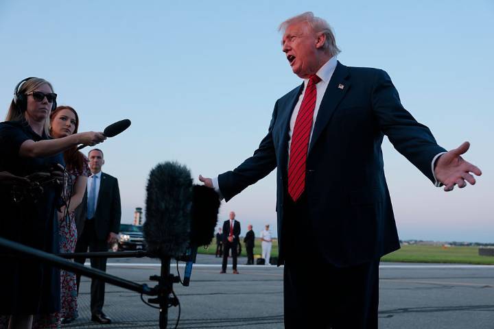 Trump signals higher tariffs, defends firing of BLS chief in combative CNBC interview