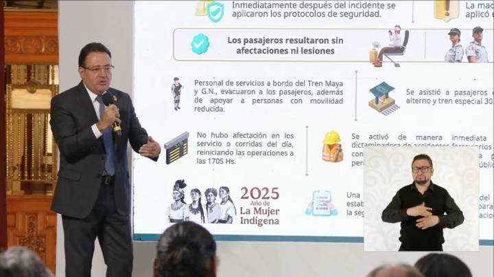 Tren Maya atribuye percance en Izamal a un error en cambio de vía