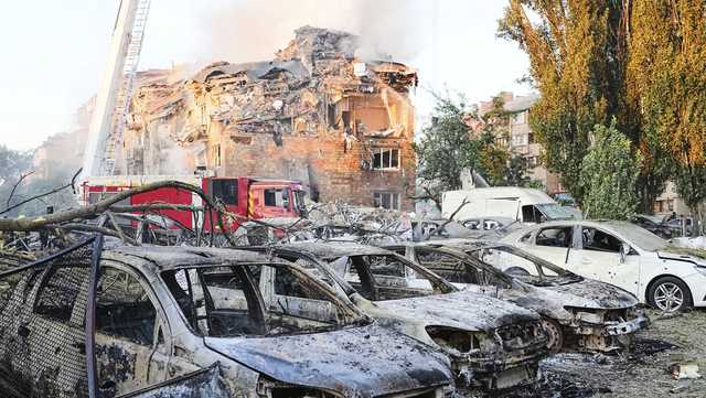 Russia strikes Kyiv with drones and missiles