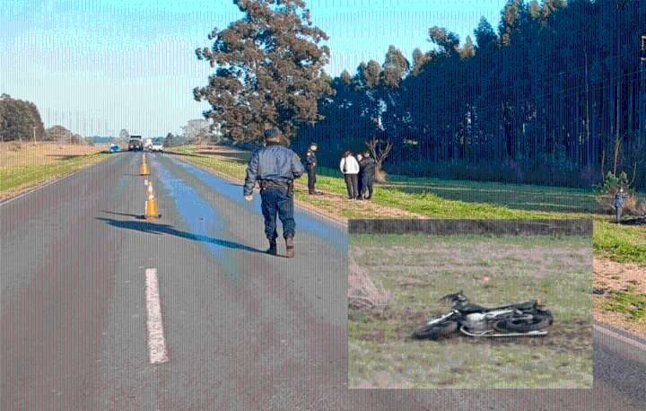 Motociclista sufrió la amputación de su pierna tras choque con camión en ruta entrerriana
