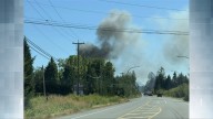 No injuries after residential fire breaks out north of Courtenay