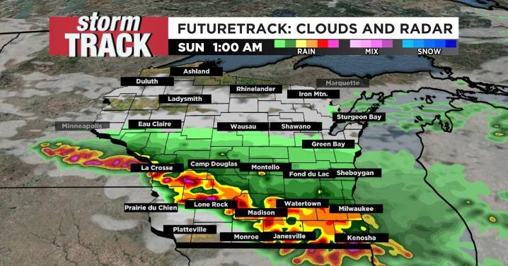 Storms and showers continue overnight