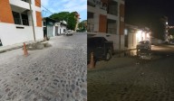 Edificio Liverpool en colonia Versalles arroja agua sucia a las calles por las noches