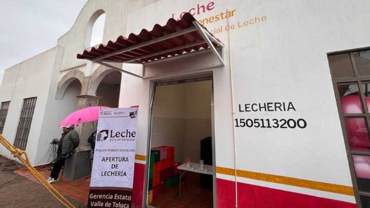 Inauguran Tienda del Bienestar y dos nuevas lecherías en Lerma