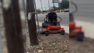 Excited Texas Owner Dazzles Internet By Driving Lawnmower To Reunite With His Lost Dog