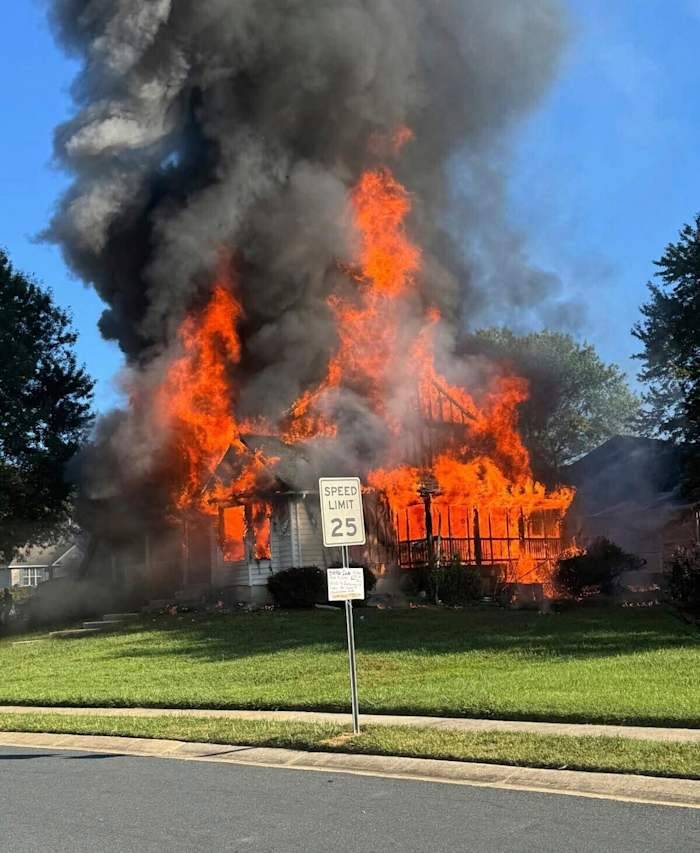 4 children and 2 adults are killed when fire rips through a house in Maryland