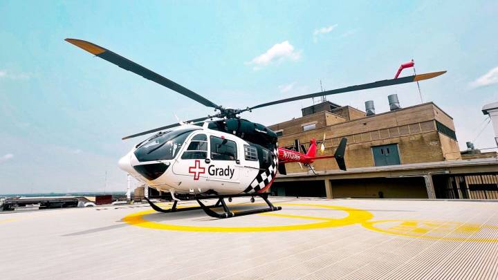 Grady Health launches new medical helicopter to speed lifesaving care across Georgia