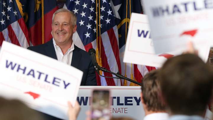 What will Whatley's campaign for U.S. senate focus on